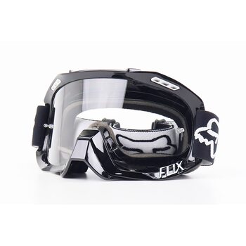 Окуляри кросові/ендуро/АТV, чорні (прозоре скло)