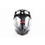 Шолом кросовий/ендуро/АТV зі склом BLD-819-7 S (55-56см), ЧОРНИЙ глянець
