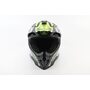Шолом кросовий/ендуро/АТV BLD-819-7 М (57-58см), ЧОРНИЙ/НЕОНОВО-ЖОВТИЙ