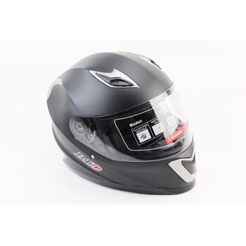 Шлем интеграл, закрытый BLD-M62 S (55-56см), ЧЁРНЫЙ матовый