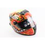 Шолом інтеграл, закритий+окуляри BLD-М61 S (55-56см), ЖОВТО-ПОМАРАНЧЕВИЙ "Buffalo"