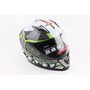 Шолом інтеграл, закритий BLD-M62 S (55-56см), СІРИЙ/НЕОНОВО-ЗЕЛЕНИЙ "T-Rex"