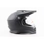 Шлем кроссовый/эндуро/АТV со стеклом BLD-819-7 S (55-56см), ЧЕРНЫЙ матовый