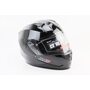 Шолом інтеграл, закритий (сертифікація DOT)+відкидні окуляри BLD-M67 М (57-58см), ЧОРНИЙ глянець
