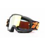 Окуляри кросові/ендуро/АТV, чорні (дзеркальне жовте скло)