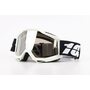 Окуляри кросові/ендуро/АТV, білі (затемнене скло)