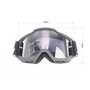 Окуляри кросові/ендуро/АТV, чорні (затемнене скло)