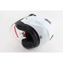Шлем открытый+откидные очки BLD-708 S (55-56см), БЕЛЫЙ глянец