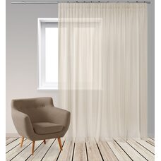 Тюль Di&Di Бест Вуаль 350х250 з обтяжувачем Світло-бежевий (ROZ6400061303)