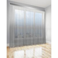 Тюль Di&Di Градиент Батист прозрачный 500х260 переход от Светло-серого в Белый (ROZ6400062633)