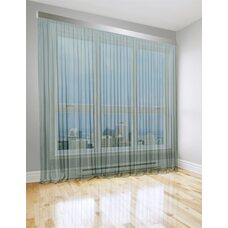 Тюль Di&Di Батист прозрачный 700х270 Зелено-голубой (ROZ6400061955)
