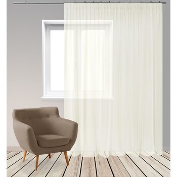 Тюль Di&Di Бест Вуаль 500х270 з обтяжувачем Шампань (ROZ6400061257)