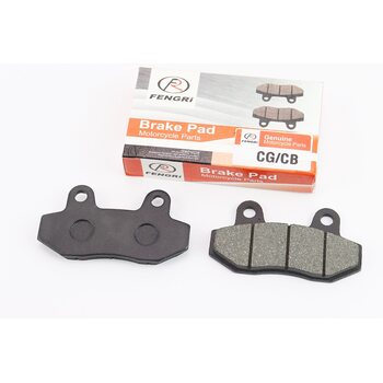 Тормозные колодки (дисковые) без уха, Viper - RACE/STORM/CG/СВ/HONDA-LS125;NSR 50;MBX 50/LIFAN/KYMCO-Pulsar/LONCIN, к-кт 2шт