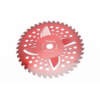 Ніж 40Тх255mm побідитові зуби "пелюстка", "RED Bomba"