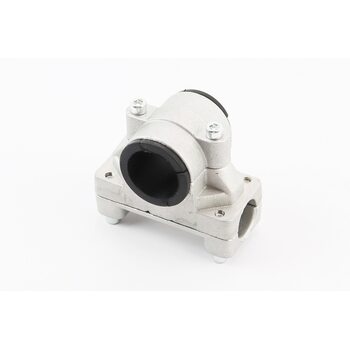 Крепление ручек к трубе D-28mm к-кт, с резинкой