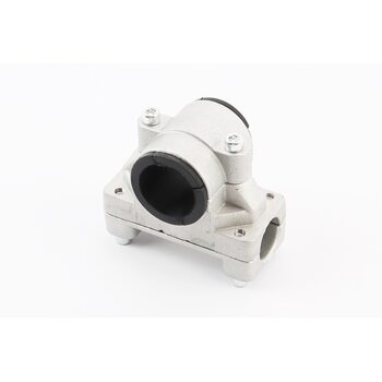 Крепление ручек к трубе D-28mm к-кт, с резинкой