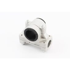 Крепление ручек к трубе D-28mm к-кт, с резинкой