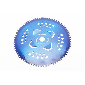 Ніж 80Тх255mm побідитові зуби "пелюстка", "BLUE"