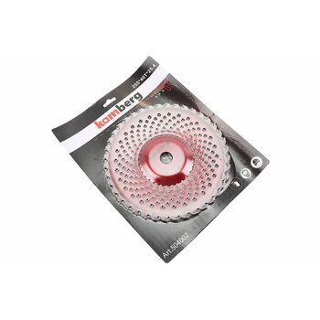 Нож 40Тх255mm победитовые зубы, тарелка, RED