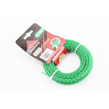 Струна косильна d-2,7mm, 15м "свердло" двокомпонентна