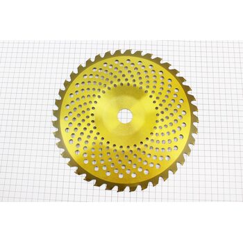 Ніж 40Тх255mm побідитові зуби, "тарілка", "GOLD"