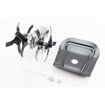 Культиватор (фреза-нож) D-28mm, 9T, ширина захвата 280mm с металлической защитой.