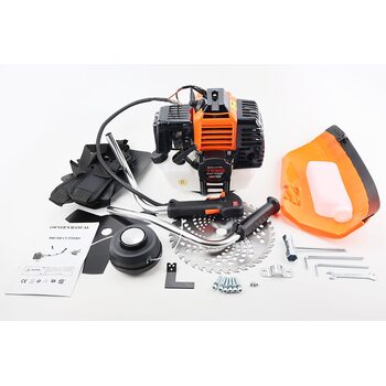 Триммер (мотокоса) TEMO HHT525 - 1,4кВт (шпуля-1шт+чем 3Т-1шт+40Тпоб-1шт, труба D-28mm x 9T)