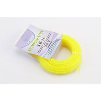 Леска d-2,7mm, 15м "квадрат" (разные цвета)