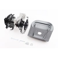 Культиватор (фреза-пластина) D-28mm, 9T, ширина захвата 240mm с металлической защитой.