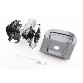 Культиватор (фреза-пластина) D-28mm, 9T, ширина захвата 240mm з металевим захистом