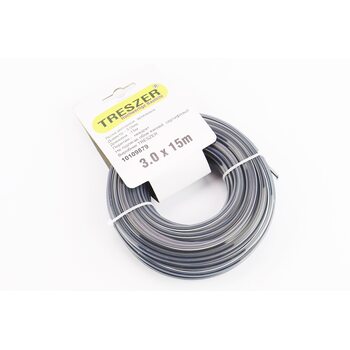 Леска d-3,0mm, 15м "квадрат", двухкомпонентная