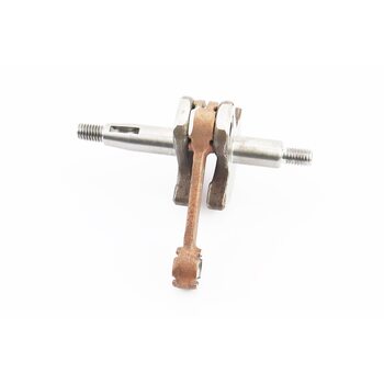 Коленвал 1E36F шатун - желтый