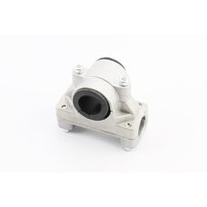 Кріплення ручок до труби D-26mm к-кт, з гумкою