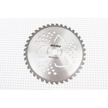 Ніж 40Тх255mm побідитові зуби "пелюстка"