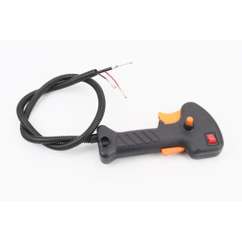 Ручка газа + трос Тип 5, (курок "широкий", без трубы)