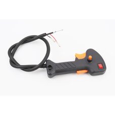 Ручка газа + трос Тип 5, (курок "широкий", без труби)