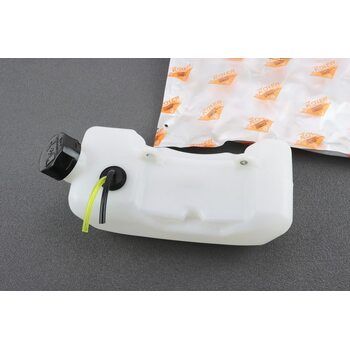 Бак топливный 1E40F-1E44F (крепление 2отв, горловина прямая)