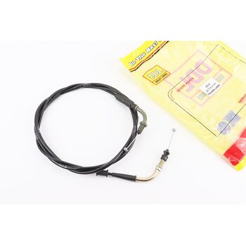 Трос газу 4Т-50cc (кріплення верхнє з різьбленням) (трос 197см; кожух 185см)