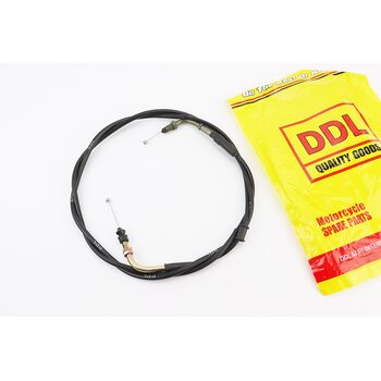 Трос газа 4Т-150cc (крепление верхнее с резьбой) (трос 212см; кожух 200см)