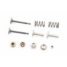 Клапан впускной, выпускной к-кт 2шт 168F + пружина-2шт, + компенсатор клапана-1шт, + тарелка клапана-2шт, + сальник клапана-2шт, + толкатель-2шт