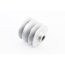 Шкив под коленвал d-19mm (D-85mm, 3-х ручейковый, три паза под ремень SPB, металл) 168F/170F