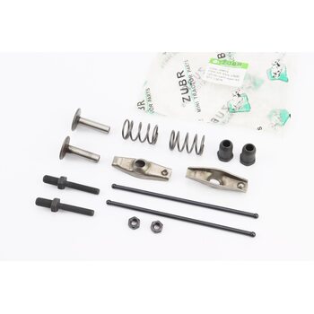 Клапан впускной, выпускной к-кт 2шт 168F + пружина-2шт, + компенсатор клапана-2шт, + тарелка клапана-2шт