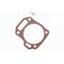 Прокладка головки циліндра 168F-68mm, (пароніт, червона нитка, на блістері)