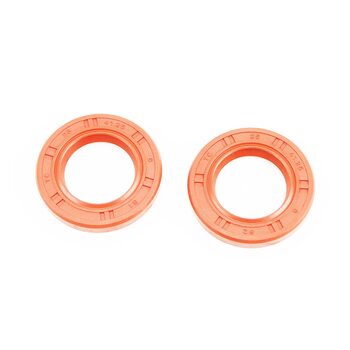 Сальник (25x41,25x6) к-кт 2шт, 168F/170F, коричневі