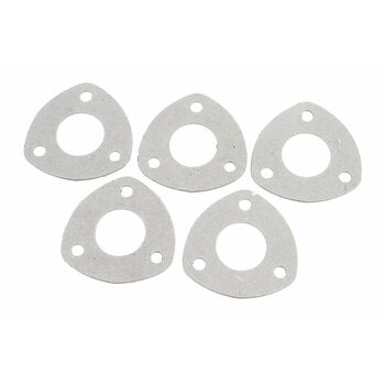 Прокладка глушника R175A/R180NM 3отв., коліно-глушник, к-кт 5шт, (на блістері)