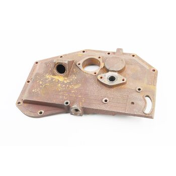 Кришка блока двигуна права (з боку заводного важеля), довга, 12отв., чавун R180NM, НЕ ЗАГЛУШЕНИЙ ОЛІЙНИЙ КАНАЛ