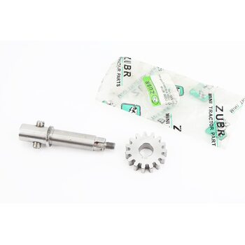 Вал ручного стартера с резьбой+шестерня Z-15 к-кт R175A/R180NM