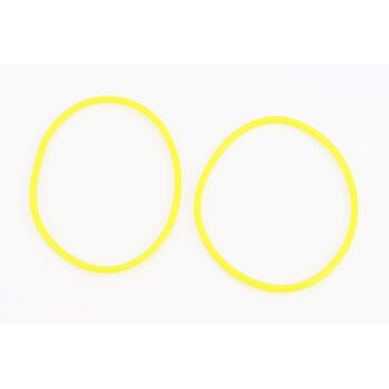Кільце (манжет) ущільнювальне гільзи 80mm, жовте R180NM, к-кт 2шт