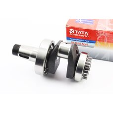 Колінвал R175A+підшипники+шестерня