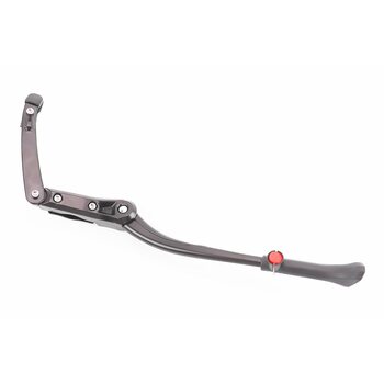 Подножка боковая задняя телескопическая для 24"- 29", с изменяемым углом крепления, алюминиевая, чёрная HS-020В, тип 2
